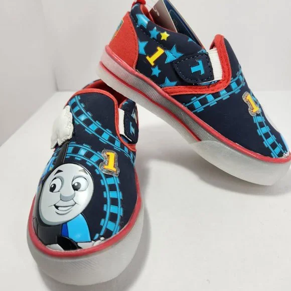 Thomas & Friends Blue Canvas Slip-On shoes - Picture 2 of 7